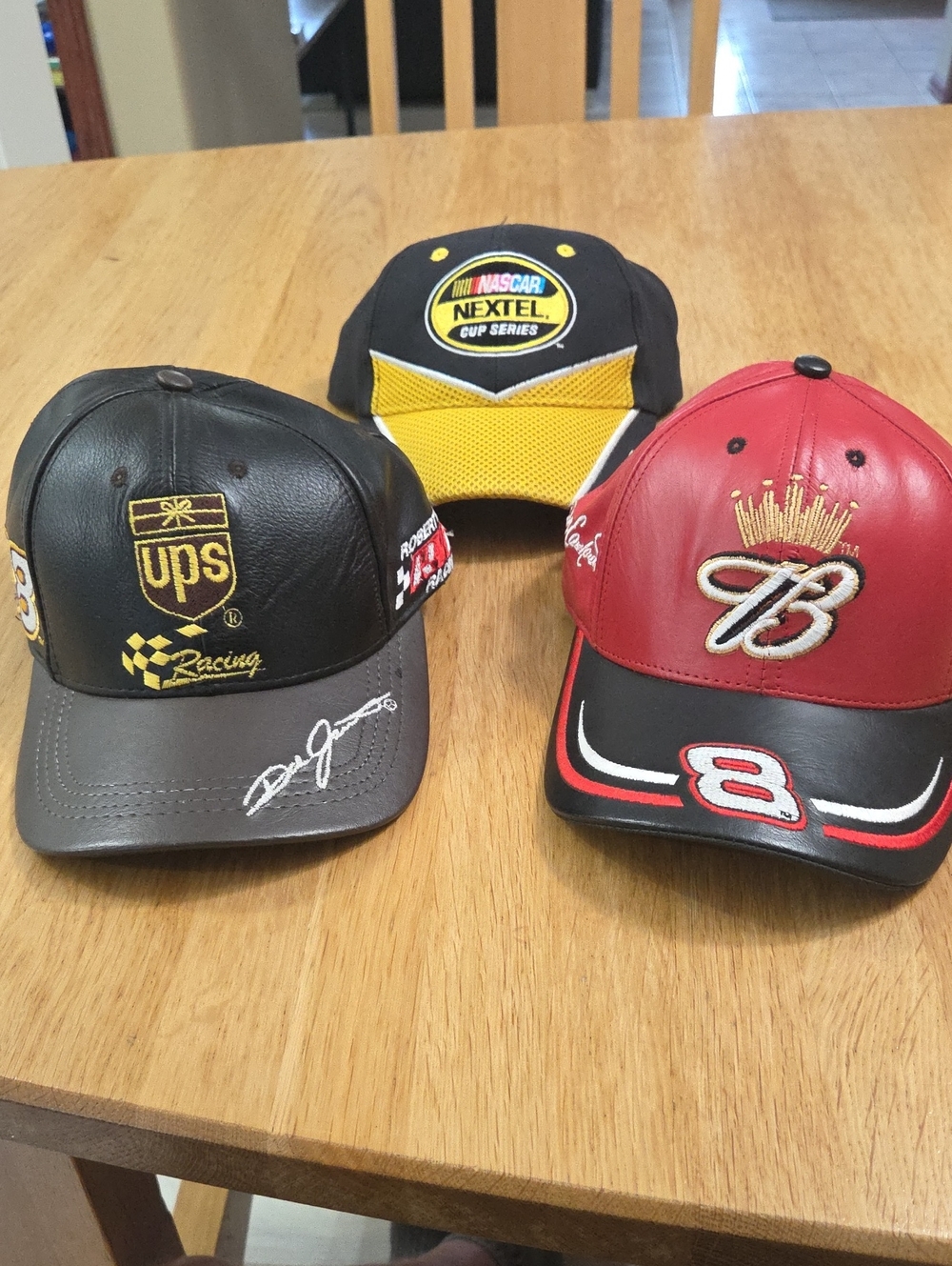 Trio of NASCAR Caps - Budweiser #8 - UPS #88 - Nextel Cup Series - Chase -